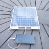 1pc 30W Polysilicon Dual USB Solar Flexible Charging Panel; 13W 5V Outdoor Mobile Phone Solar Charger; Suitable For Camping; Hiking; RV Travel