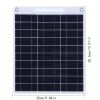 1pc 30W Polysilicon Dual USB Solar Flexible Charging Panel; 13W 5V Outdoor Mobile Phone Solar Charger; Suitable For Camping; Hiking; RV Travel