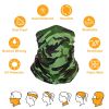 6Pcs Summer Neck Gaiter UV Sunscreen Protection Face Mask Scarf Breathable Cooling Shield Coverings For Cycling Hiking Fishing Running Motorcycle