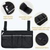 Outdoor Hiking Chest Harness Body Strap Mount Accessories Side Pouch Storage Bag